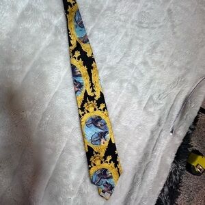 Dolce & Gabbana Men’s Silk Tie with Cherub Pattern. Made in Italy